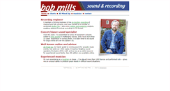 Desktop Screenshot of bobmills.org