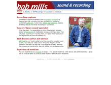 Tablet Screenshot of bobmills.org